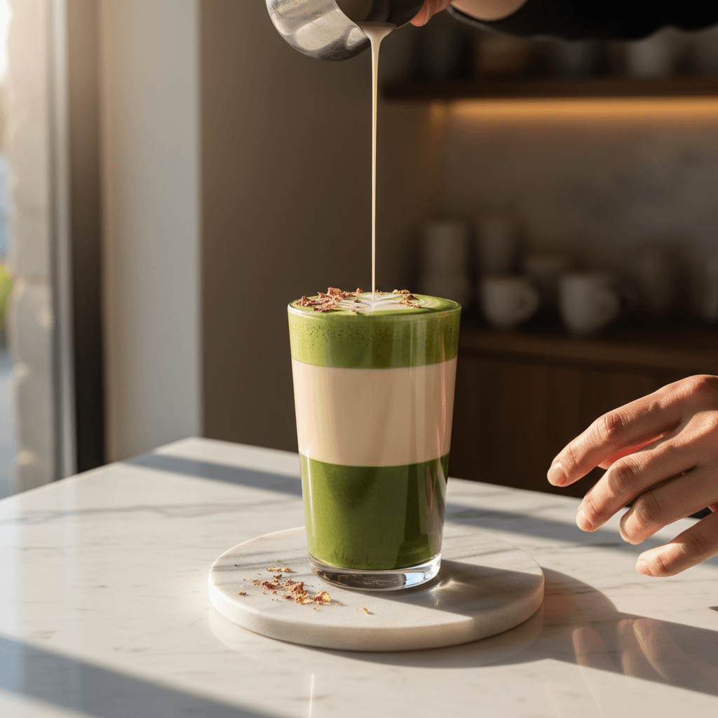 Signature matcha latte