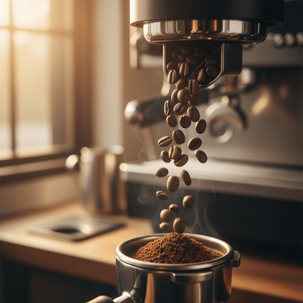 Coffee bean detail
